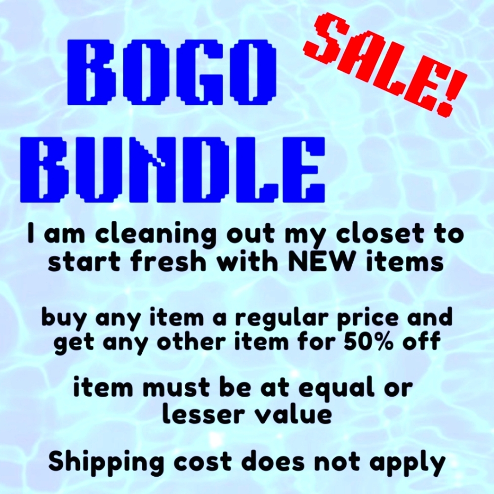 BOGO SALE CLOSET CLEANOUT
